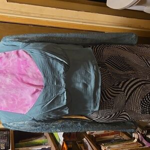 Wild Fable long sleeved dark green shorty top Size XXL NWT